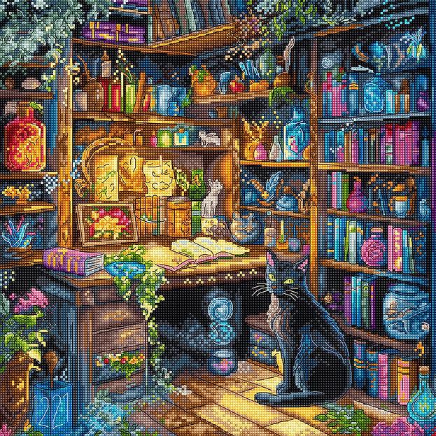 Набір для вишивання хрестиком L9935 Charmed Library