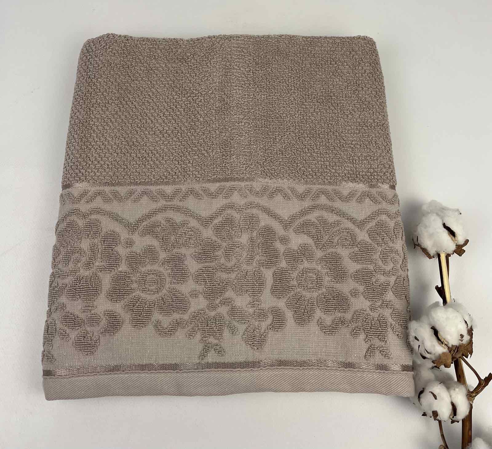 Полотенце Philippus Lux Cotton Clara Е836 70x140 см Темно-бежевый (CN30937) Полотенце Philippus Lux Cotton Clara Е836 70x140 см Темно-бежевый (CN30937)