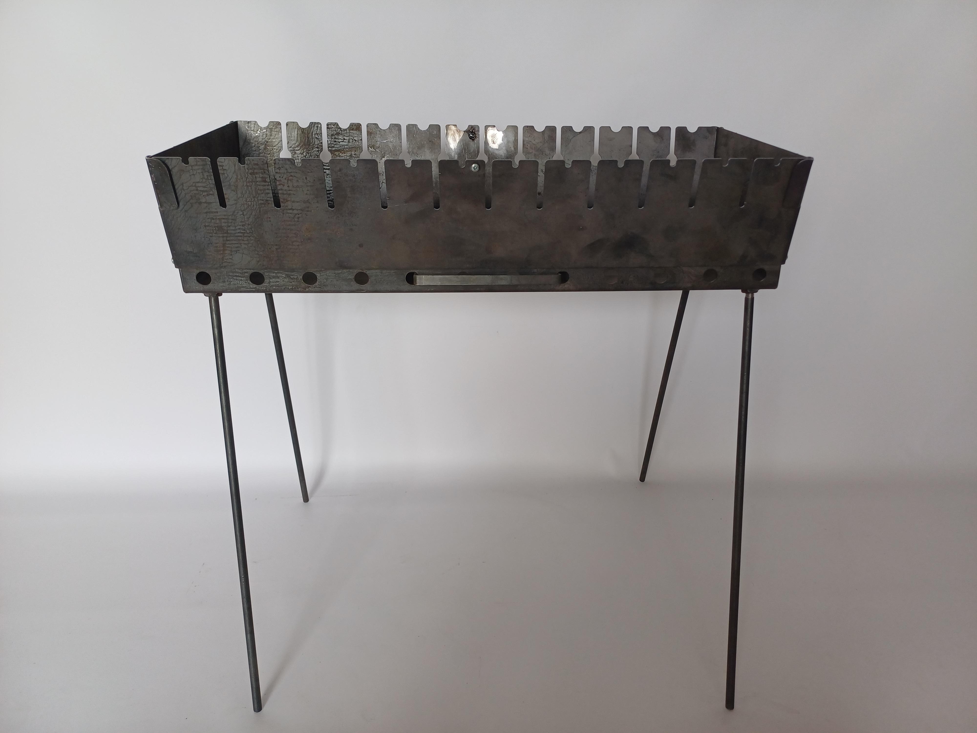 Мангал-валіза на складний 12 шомпурів 2 мм - фото 2 Мангал-валіза на складний 12 шомпурів 2 мм - фото 2