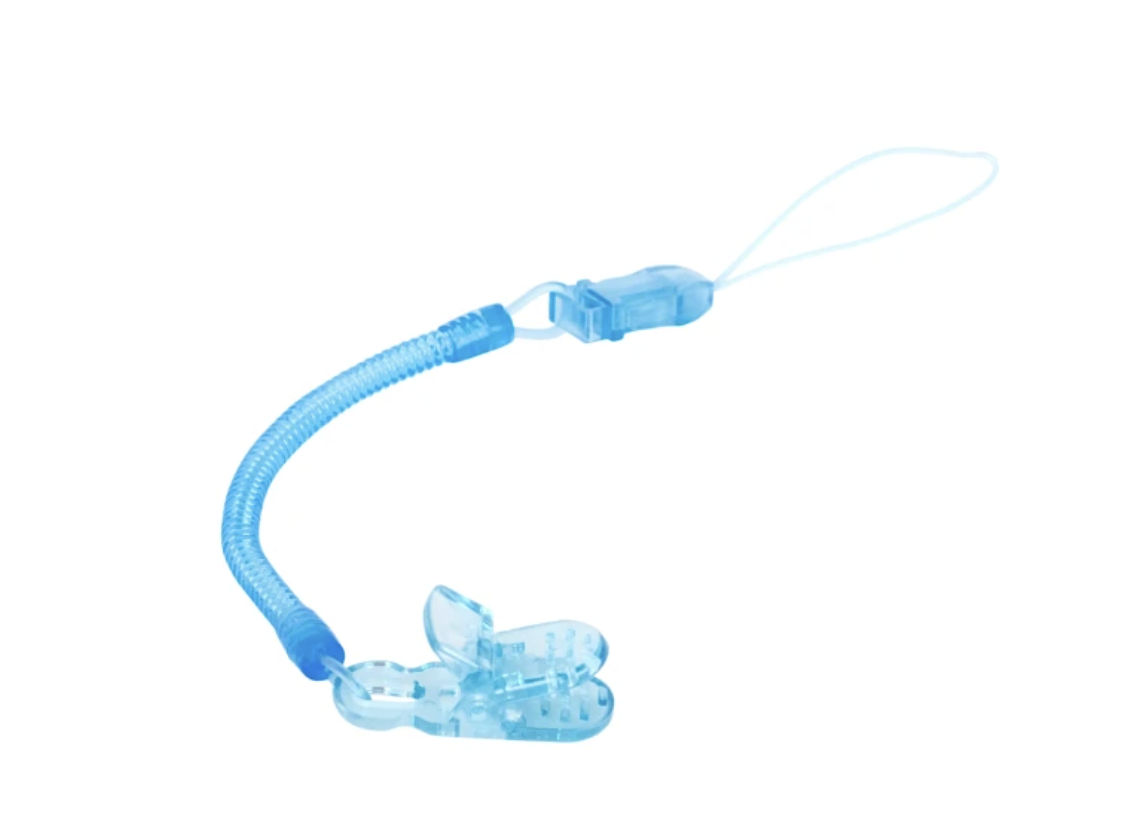 Цепочка для пустышки Baby team спираль Голубой (3335) - фото 2 Цепочка для пустышки Baby team спираль Голубой (3335) - фото 2