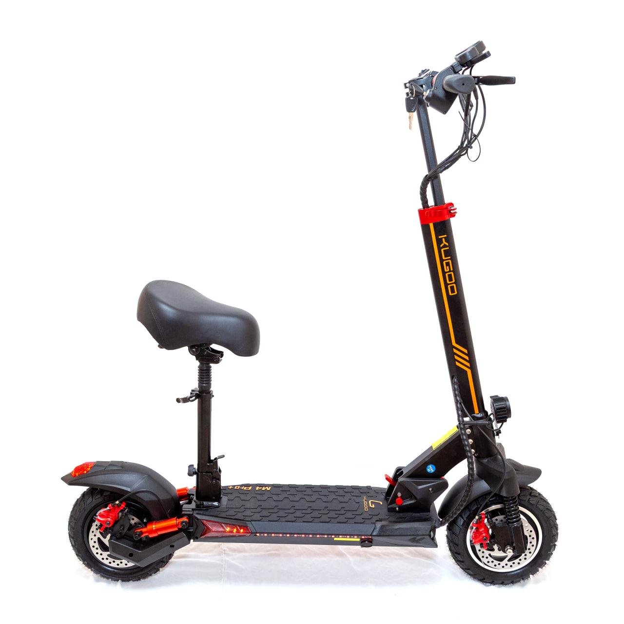 Электросамокат с сиденьем Kugoo M4 Pro+ 2025 г. 1200 W 21 Ah 48 W (29348381)