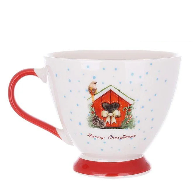 Чашка фарфоровая Flora Happy Holidays 390 мл (33343)