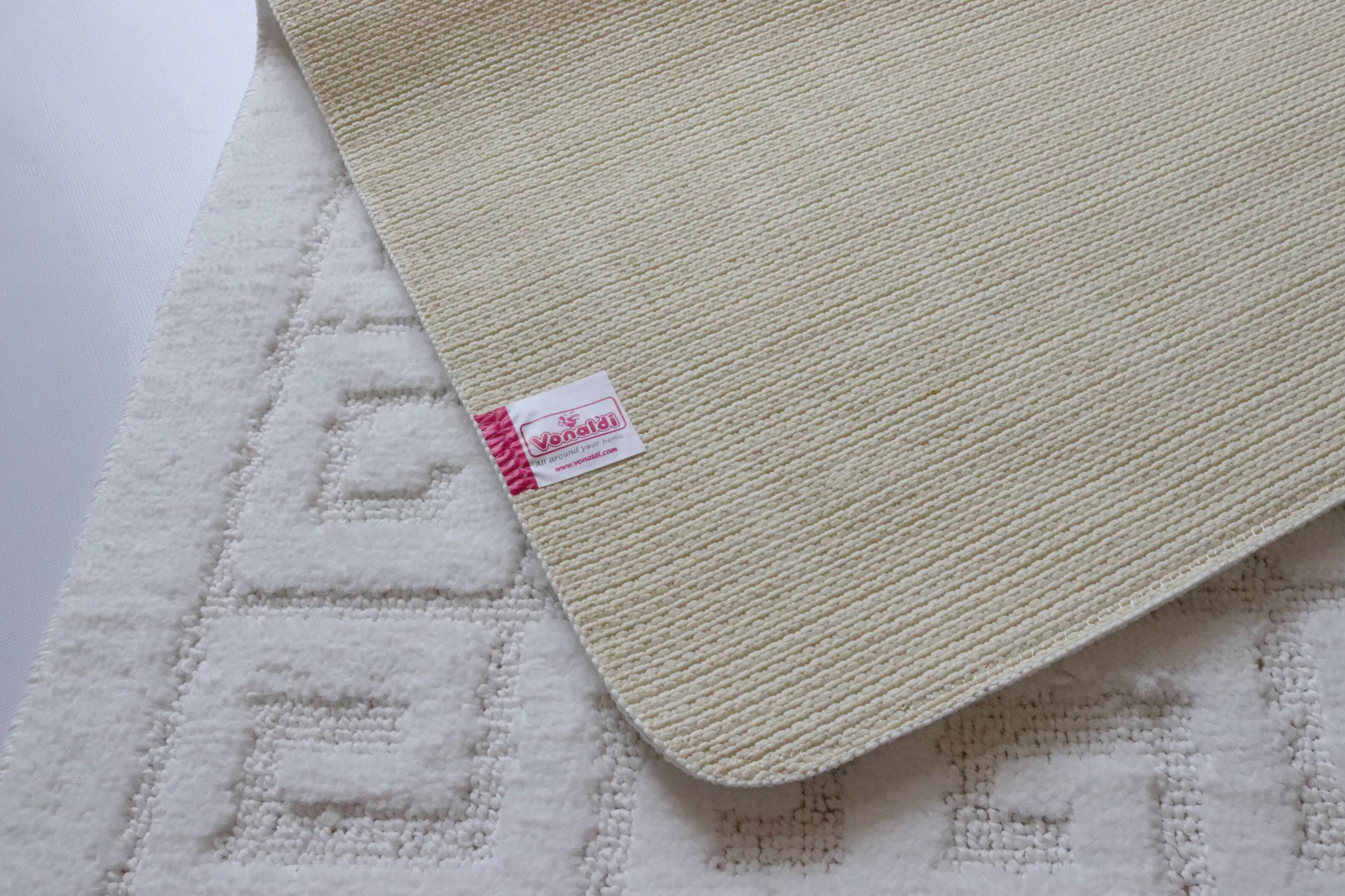 Набір килимків у ванну та туалет Vonaldi 80x50/40x50 см White (00165/s) - фото 5 Набір килимків у ванну та туалет Vonaldi 80x50/40x50 см White (00165/s) - фото 5