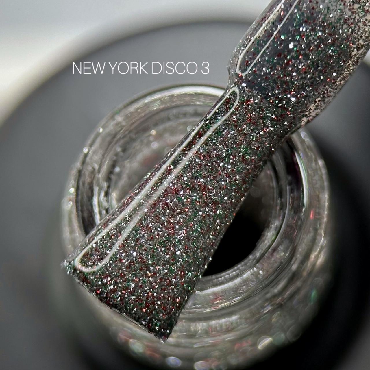 Гель-лак светоотражающий для ногтей Saga New York Disco №03 9 мл
