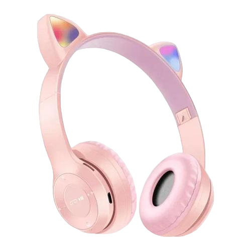 Наушники беспроводные Cat XY-204 Bluetooth с подсветкой (01804-2)