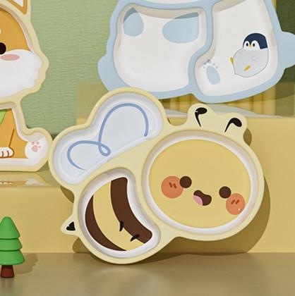 Тарілка дитяча меламінова Бджола 3,3х21,8х26,9 см Жовтий (18560) - фото 3 Тарілка дитяча меламінова Бджола 3,3х21,8х26,9 см Жовтий (18560) - фото 3