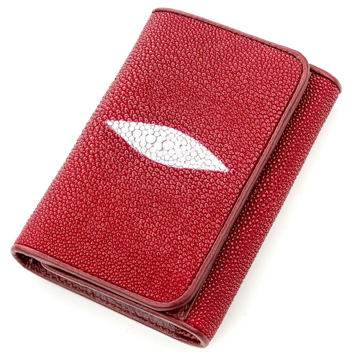 Кошелек женский Stingray leather 18637 кожа Бордовый