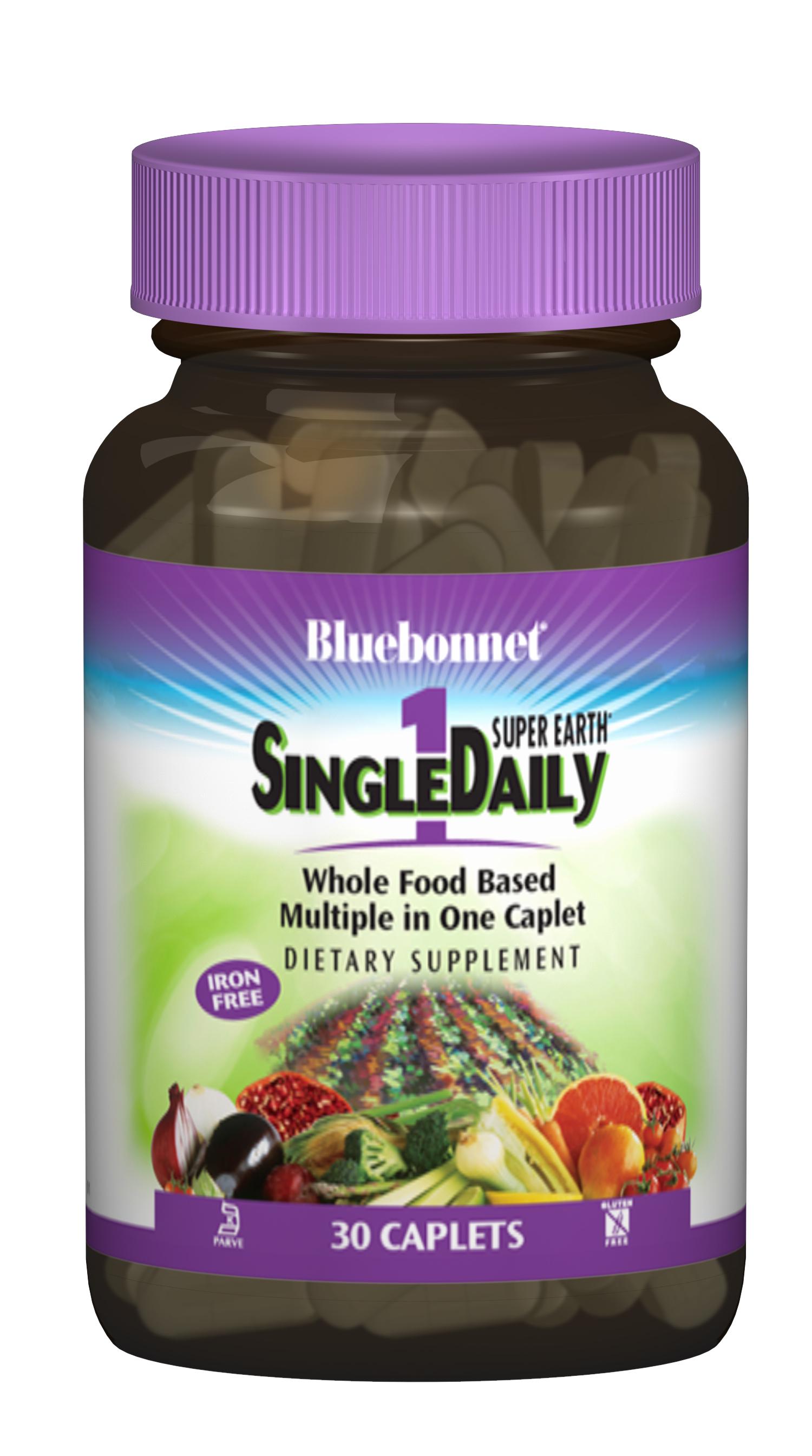 Мультивiтамiни без залiза Bluebonnet Nutrition Single Daily 30 капсул (BLB0111)
