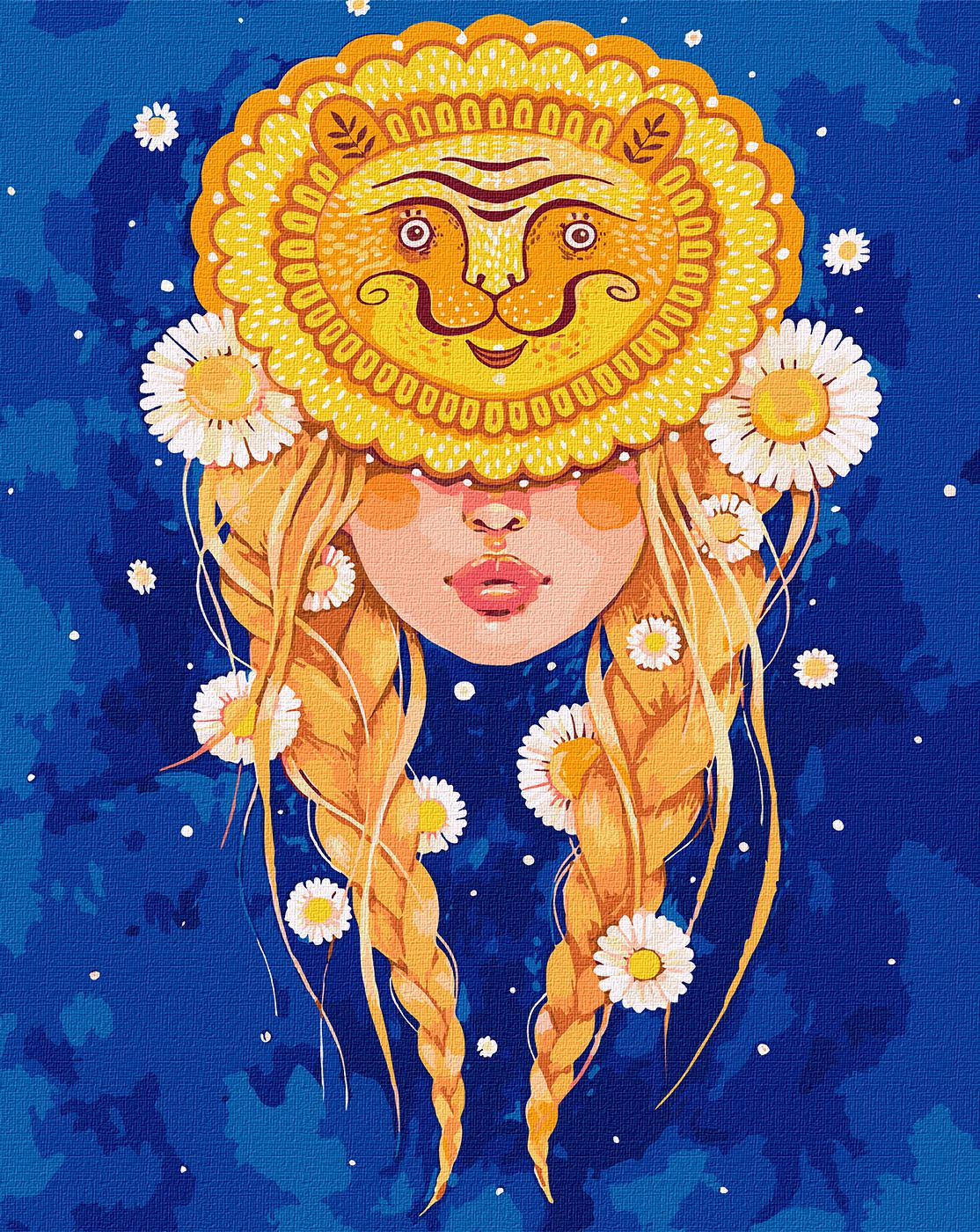 Картина по номерам Идейка Лев 40x50 см (КНО2599)