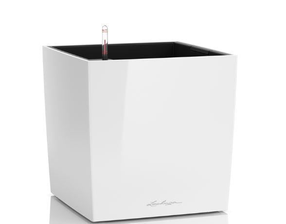 Вазон Lechuzа Cube Premium 50 29 л Белый (16560 Line)