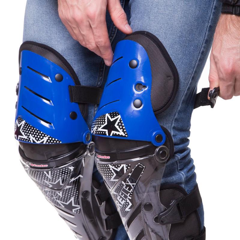 Захист коліна та гомілки Alpinestars MS-4372 Чорно-синій (60508790) - фото 2