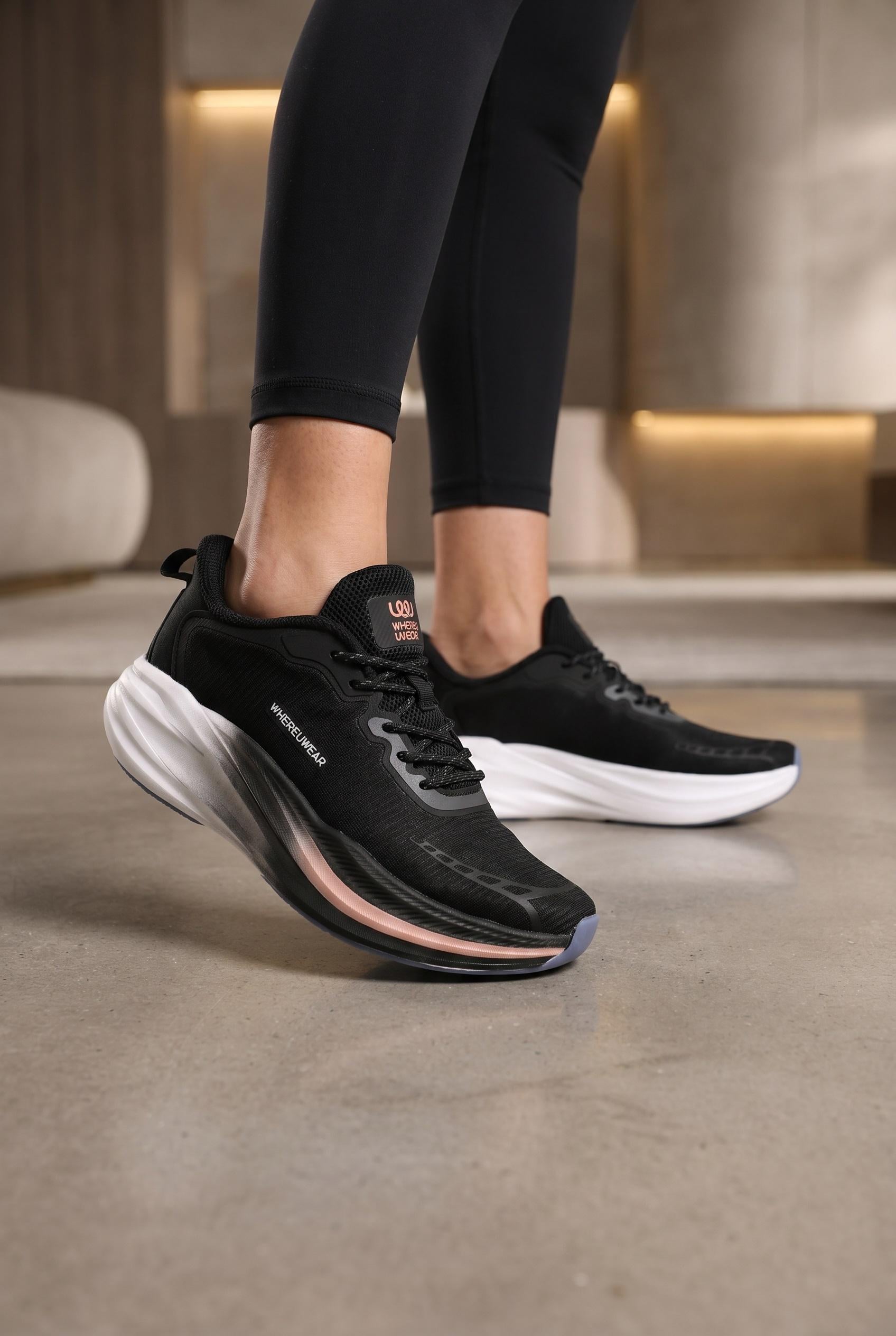 Кроссовки женские Where Uwear 350912 р. 36 Черный (350912_36)