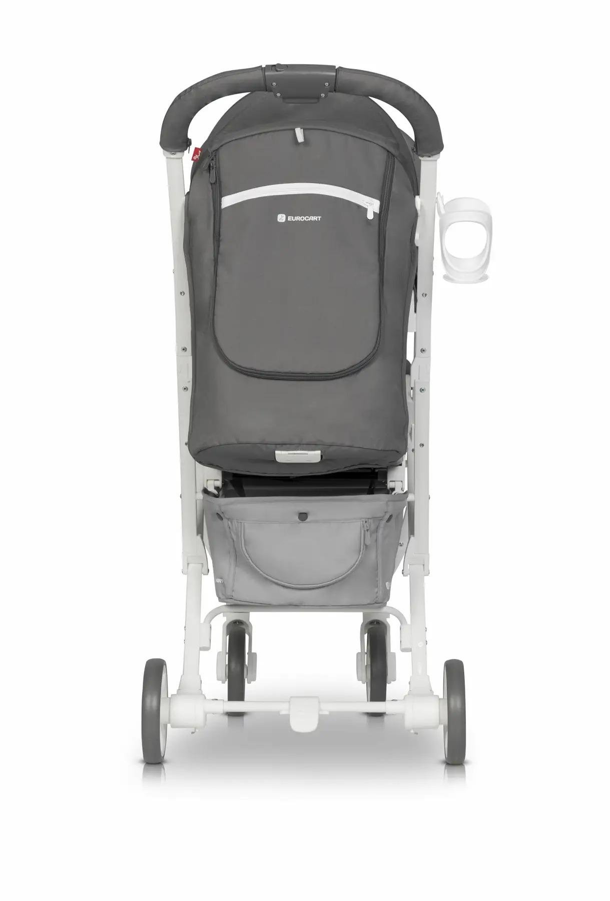 Коляска універсальна Euro-Cart Volt Pro з кошиком 85x50x106 см Сірий (9023-ECVP-20) - фото 5