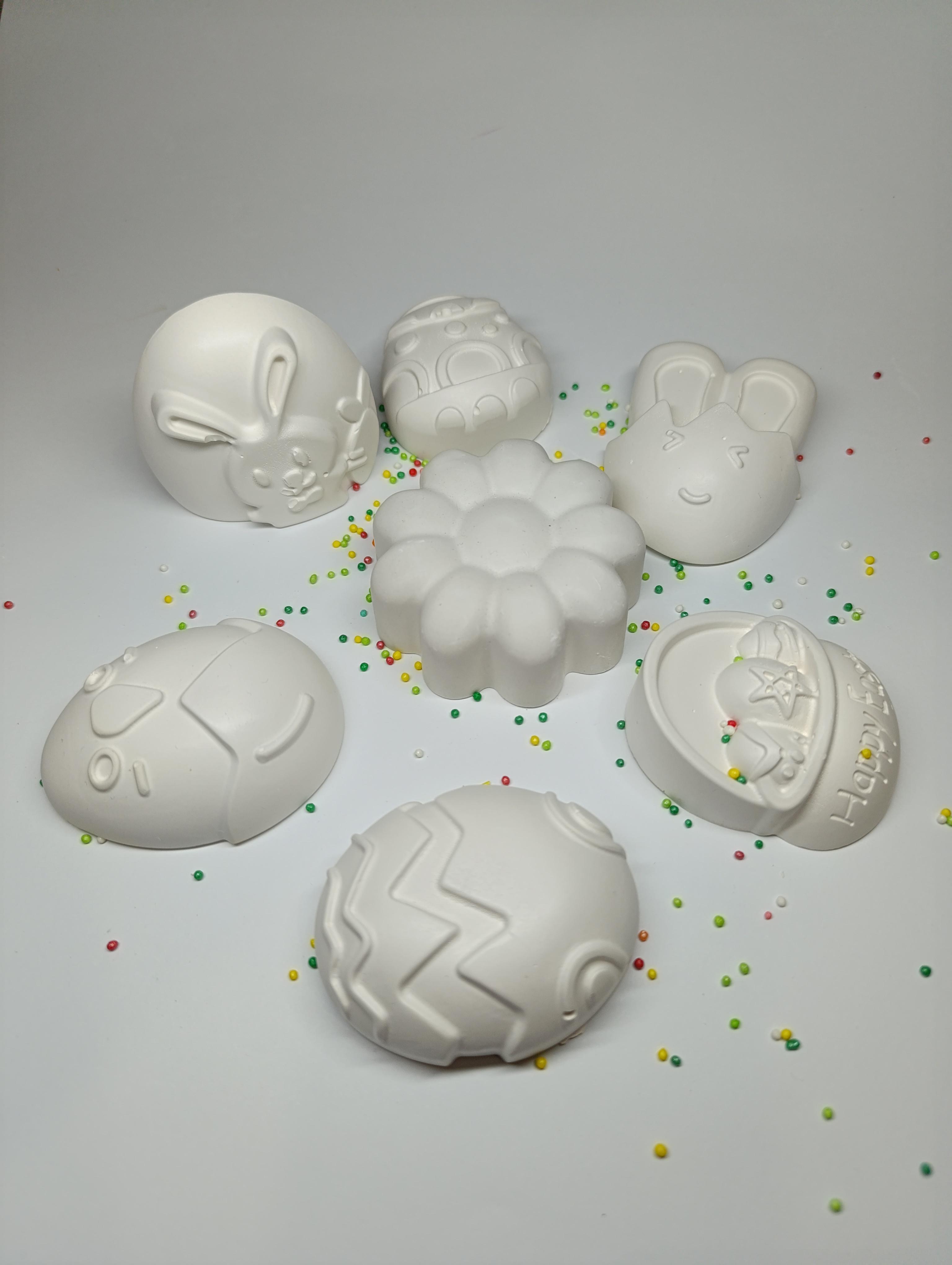 Набір розмальовок гіпсових для дитячої творчості Великодні розмальовки - фото 2