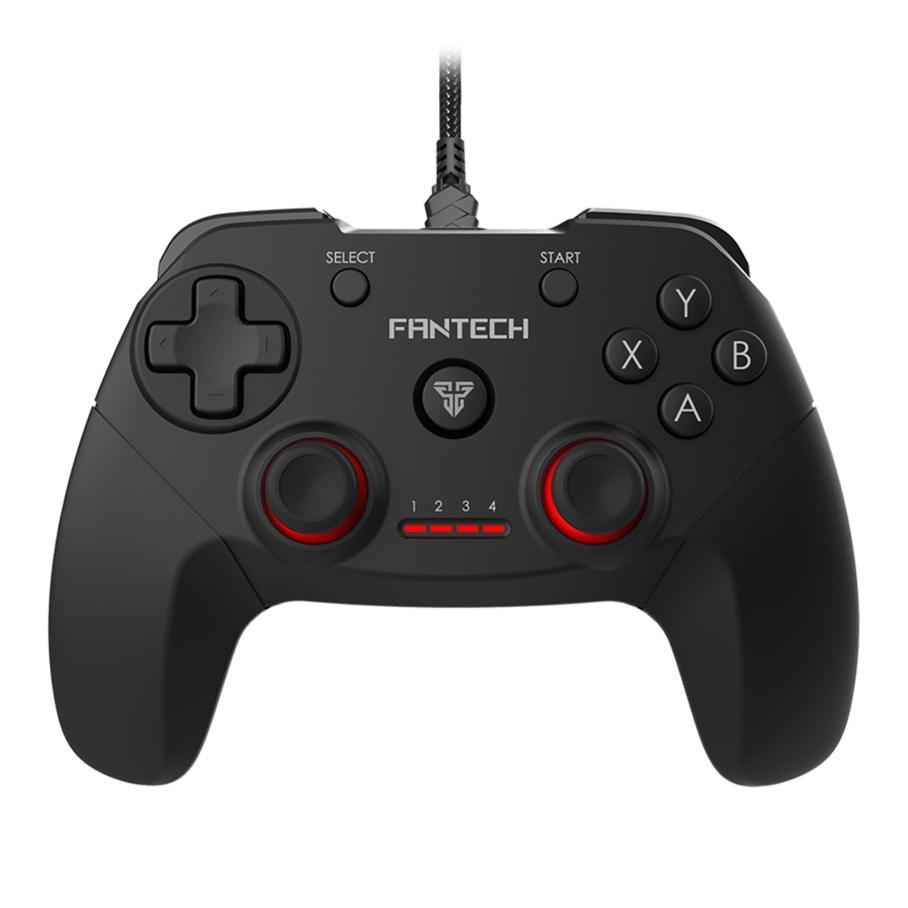 Геймпад проводной Fantech GP12 Revolver USB 17 кнопок двойная вибрация Turbo PC/PS3 кабель 1,8 м 170 г (36908436)