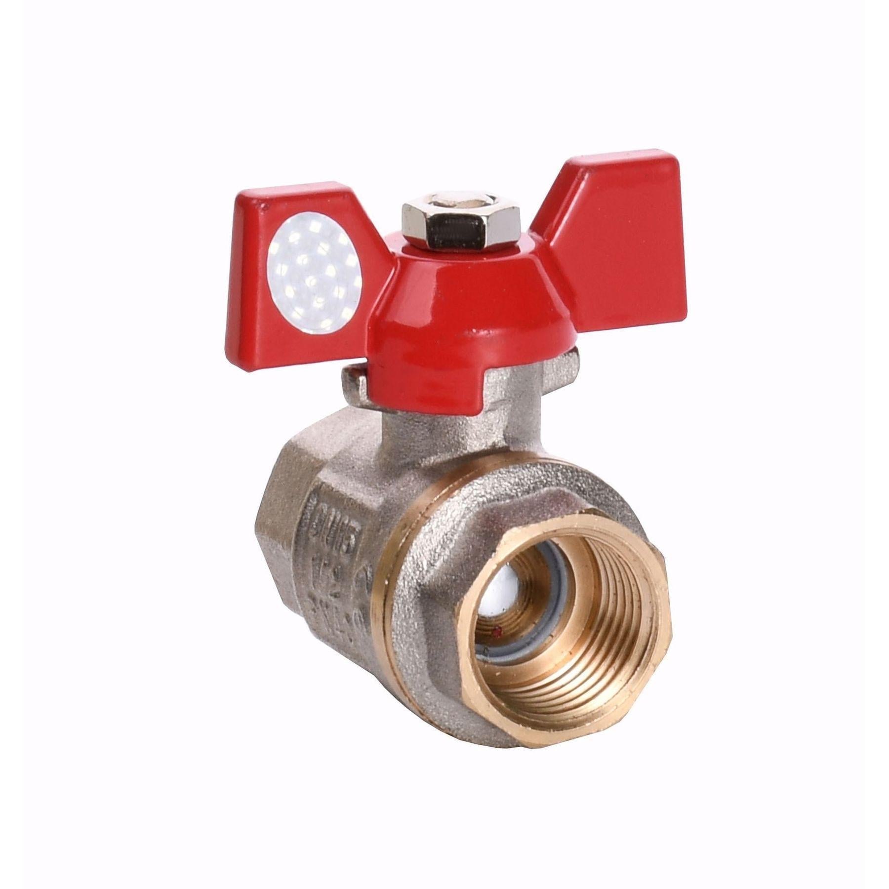 Кран шаровый прямой Solomon 1/2″ ВВ КБ PN40 B1007 (000000538)