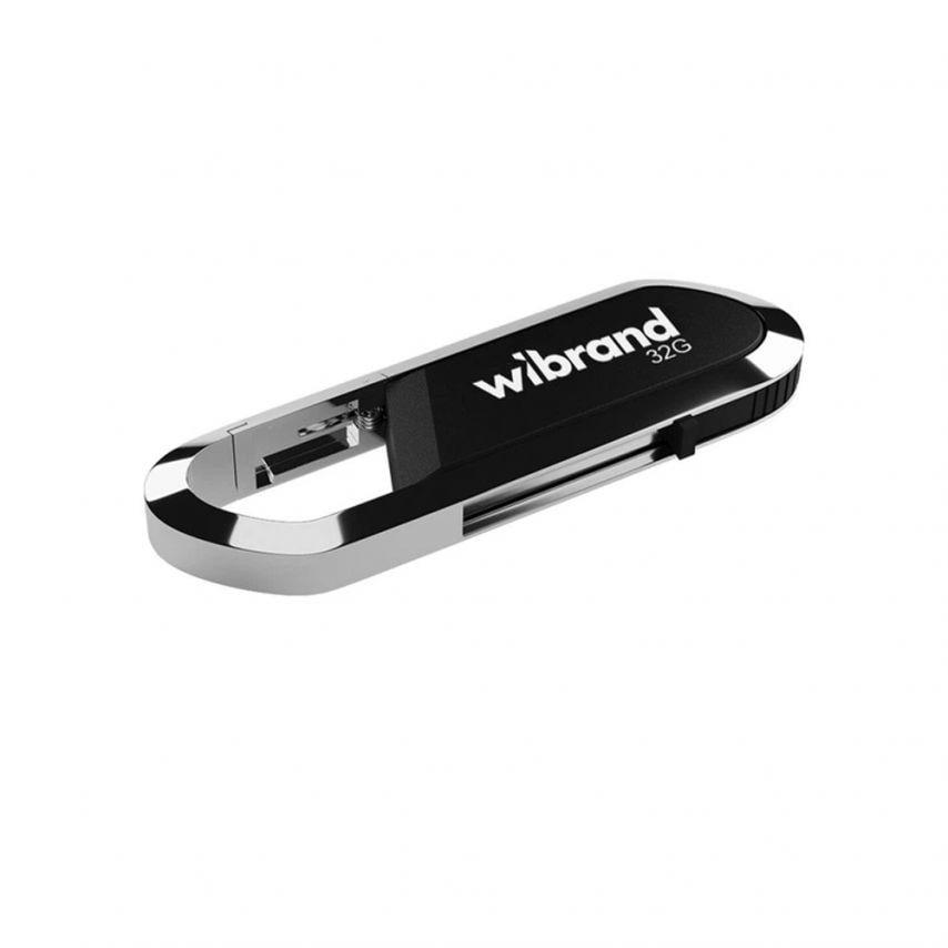 Флеш-пам'ять USB Wibrand Aligator 32GB USB 2.0 Black