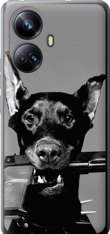 Чехол на Realme 10 Pro Plus Доберман (2745u-2944-42517)