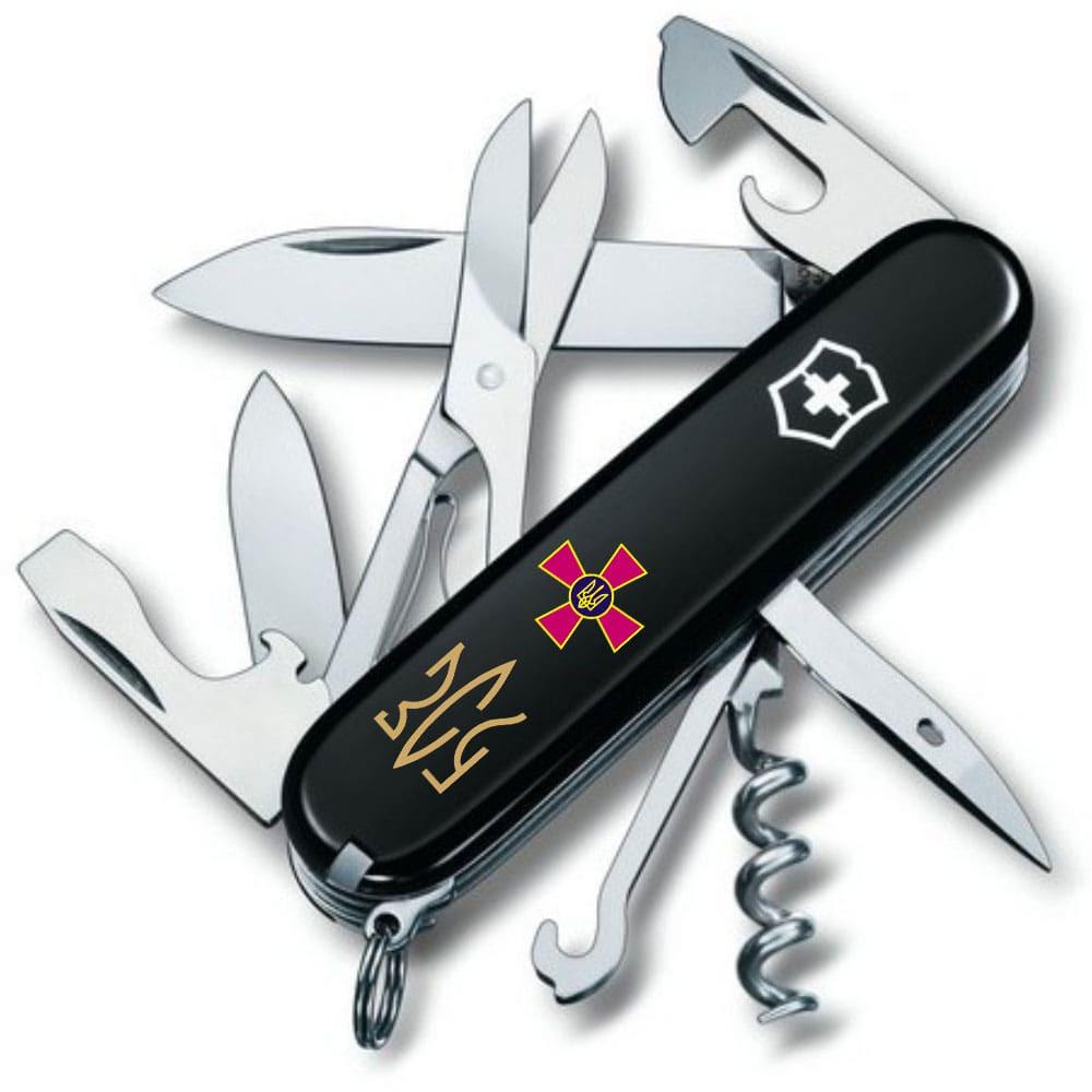 Мультитул Victorinox Climber UA Army Logo Trident Black (Vx13703.3_W1015u) Мультитул Victorinox Climber UA Army Logo Trident Black (Vx13703.3_W1015u)