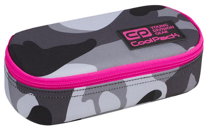 Пенал шкільний CoolPack Campus 89067CP Camo Pink Neon