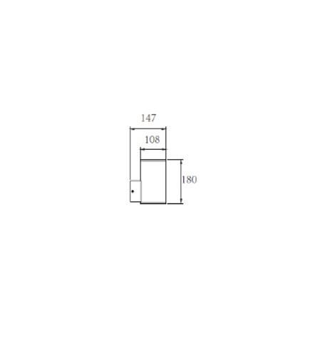 Светильник фасадный TS VN3073 I LED 12 W 4000K IP54 Графитовый - фото 3