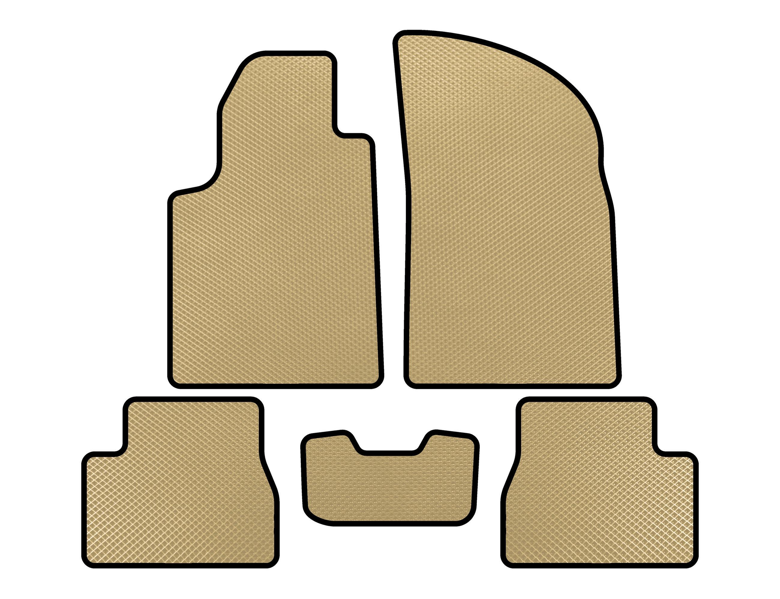 Коврики Digital Designs EVA для Citroen C-3 2002-2009 гг. этилвинилацетат Бежевый (138544)