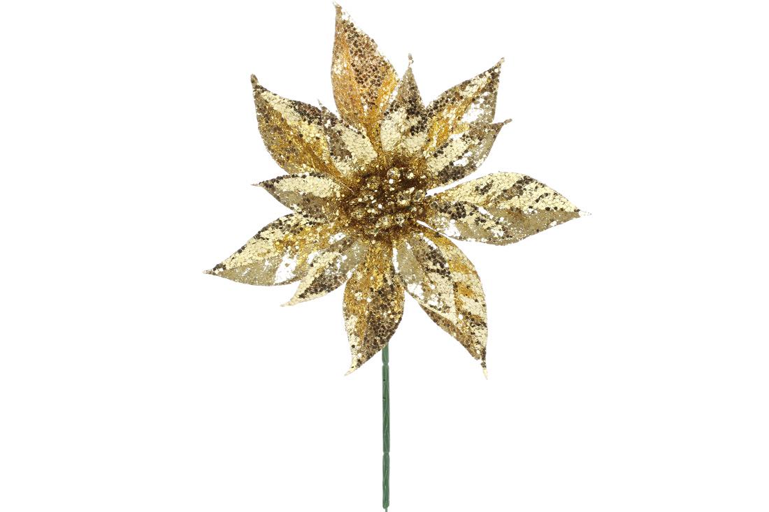 Декоративный цветок BonaDi Пуансеттия (128-023)