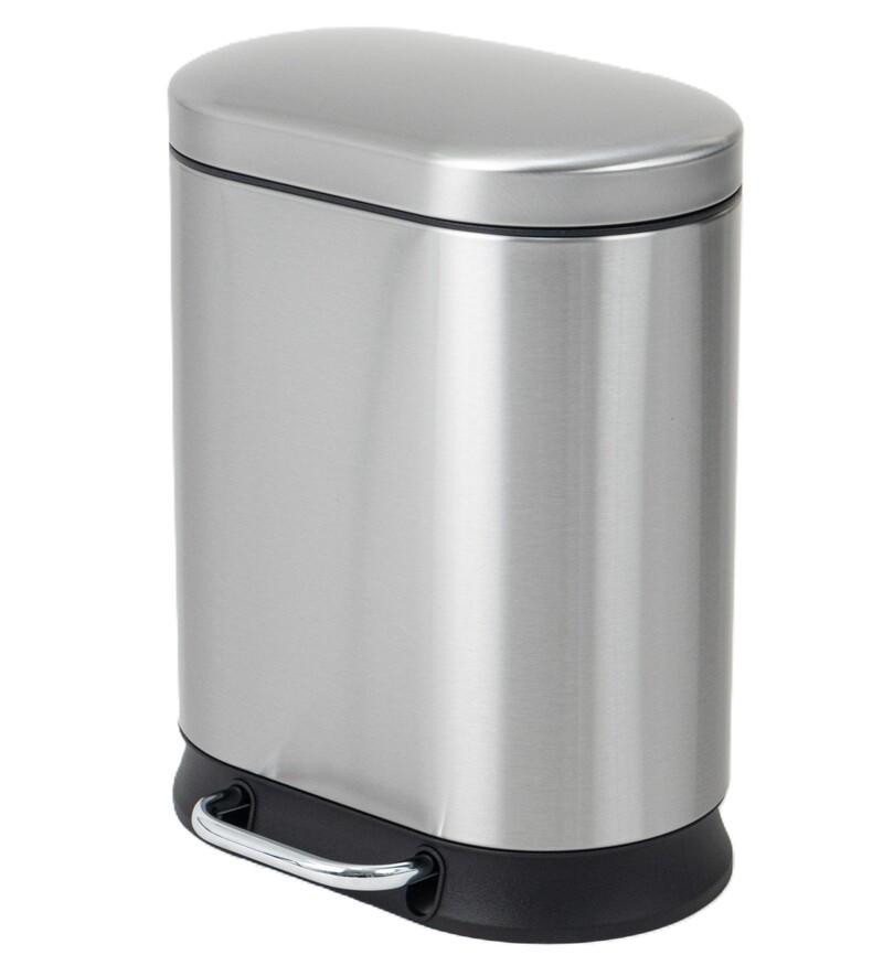 Мусорное ведро MIXXUS Premium Strong-TC0120 SS Color с плавным закрытием овальное 20 л Нержавеющая сталь (MI7081) - фото 6 Мусорное ведро MIXXUS Premium Strong-TC0120 SS Color с плавным закрытием овальное 20 л Нержавеющая сталь (MI7081) - фото 6