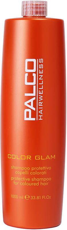 Шампунь для окрашенных волос PALCO Color Glam с льняным маслом 1000 мл (32515) - фото 2 Шампунь для окрашенных волос PALCO Color Glam с льняным маслом 1000 мл (32515) - фото 2