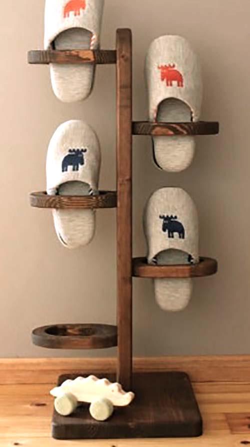 Тапочница из дерева Лареди Капучино (ТПЧ-003209)