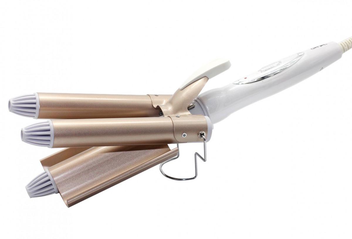 Плойка-волна Gemei GM-1988 Белый/Золотой