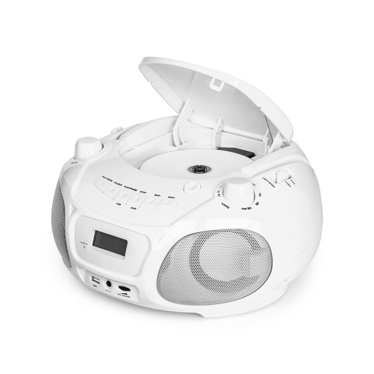 Бумбокс караоке Auna c светомузыкой Белый Бумбокс караоке Auna c светомузыкой Белый