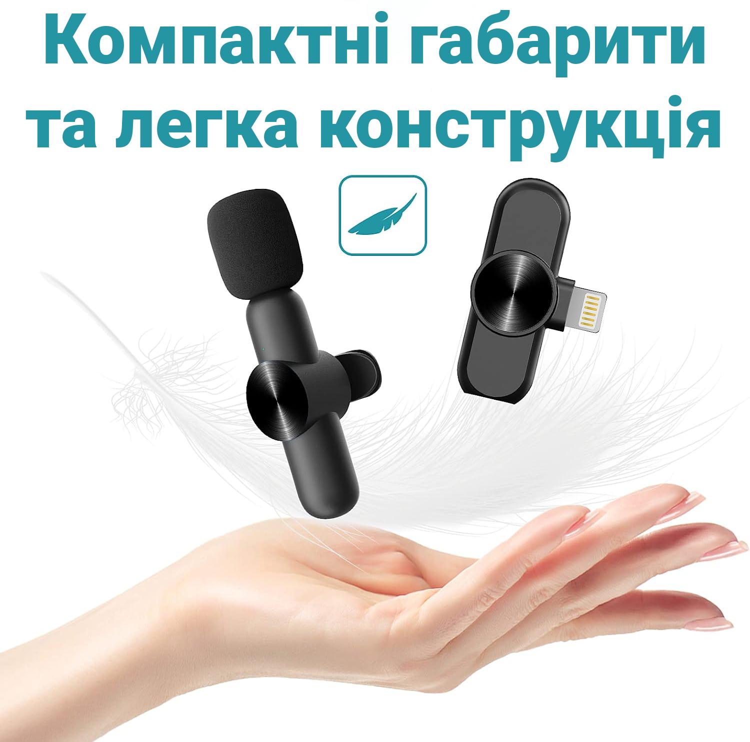 Микрофон петличный Savetek Lightning P28 беспроводной для iPhone/iPad/Macbook 2,4 ГГц - фото 12 Микрофон петличный Savetek Lightning P28 беспроводной для iPhone/iPad/Macbook 2,4 ГГц - фото 12