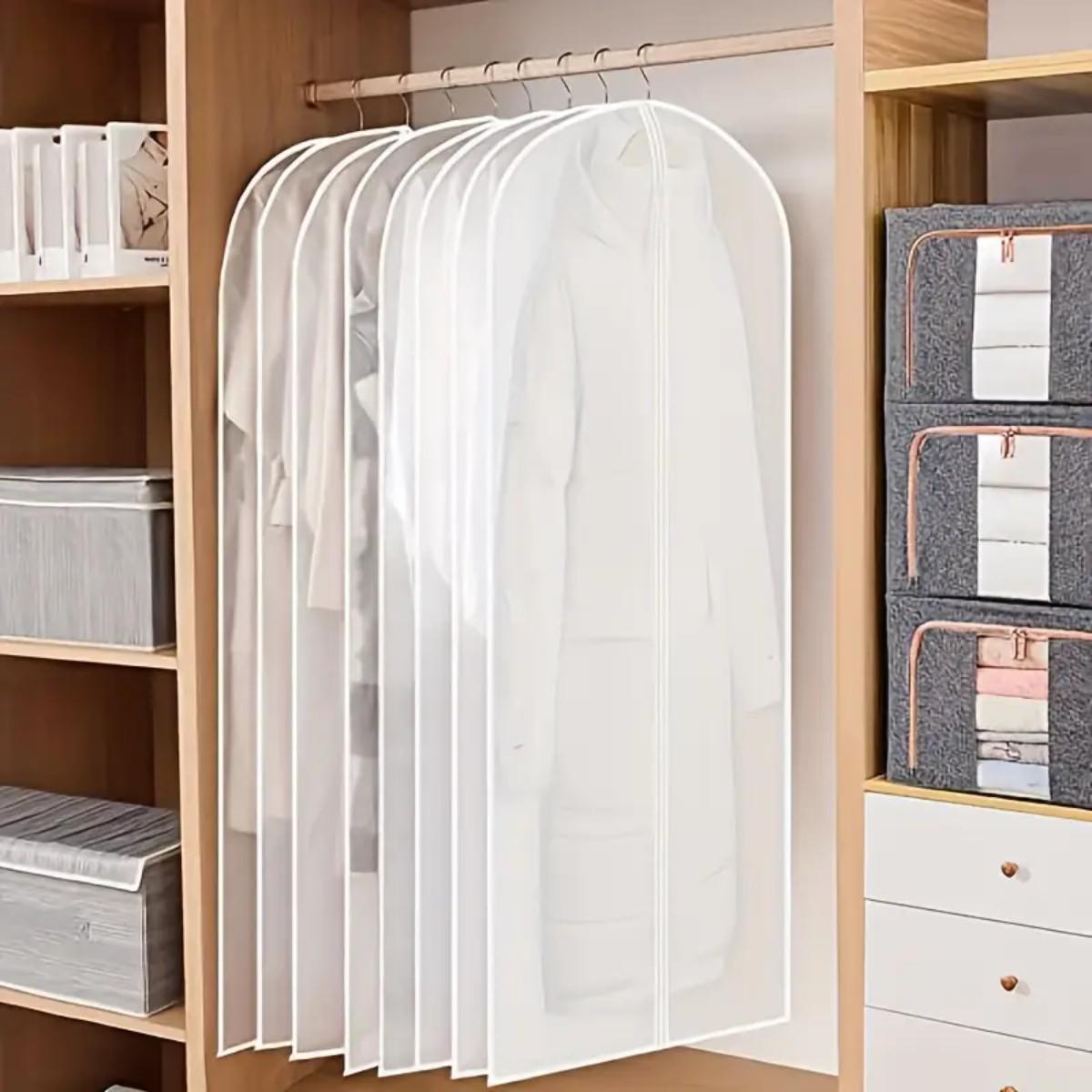 Набор чехлов для одежды Garment Bag 60х137 см 7 шт. - фото 4 Набор чехлов для одежды Garment Bag 60х137 см 7 шт. - фото 4