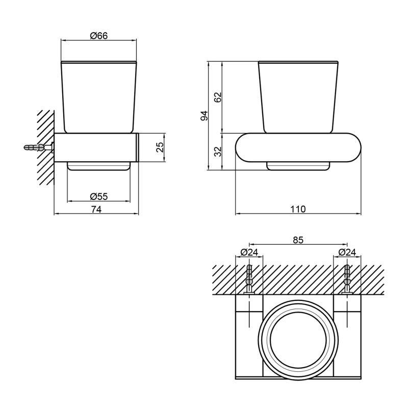 Склянка Qtap Sklenka 6102103B - фото 2