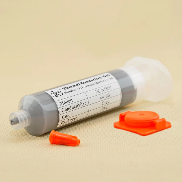 Термопрокладка жидкая 30cc Серый 8 Вт/мК термогель (3K-NJ800) - фото 3