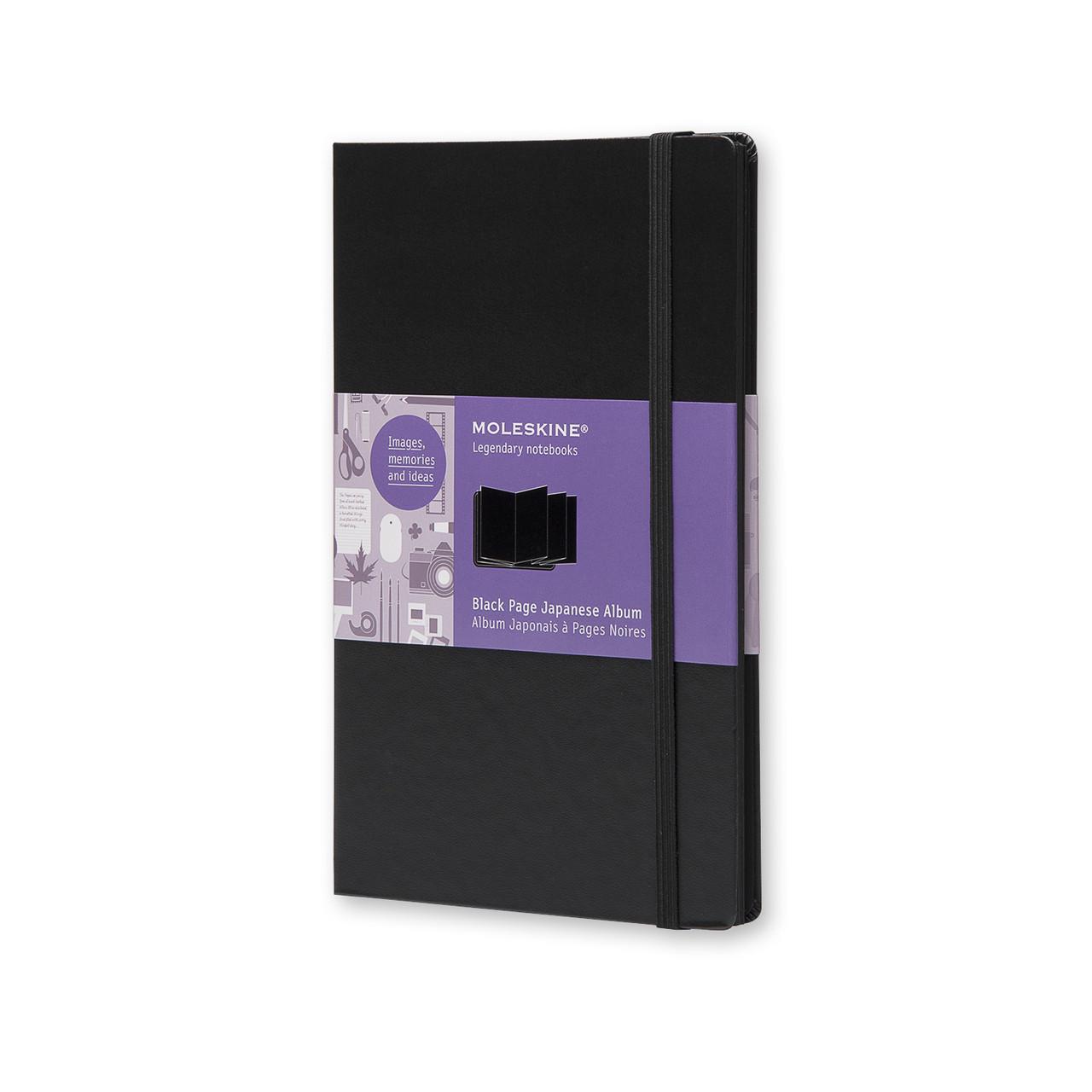 Альбом з чорними листами Moleskine середній 13х21 см японський ()