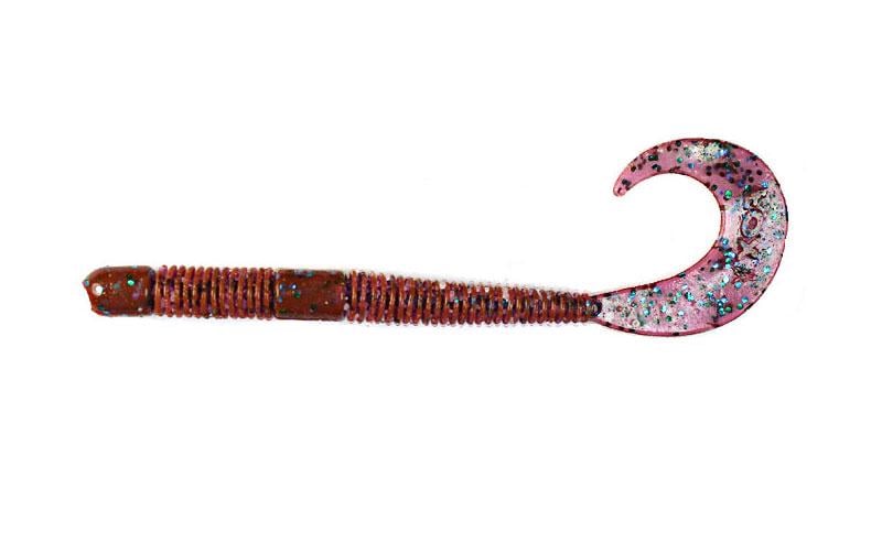 Силіконовий хробак Fox Crawler №003 їстівний 10 см 6 шт. Лох/Сирень (5755)