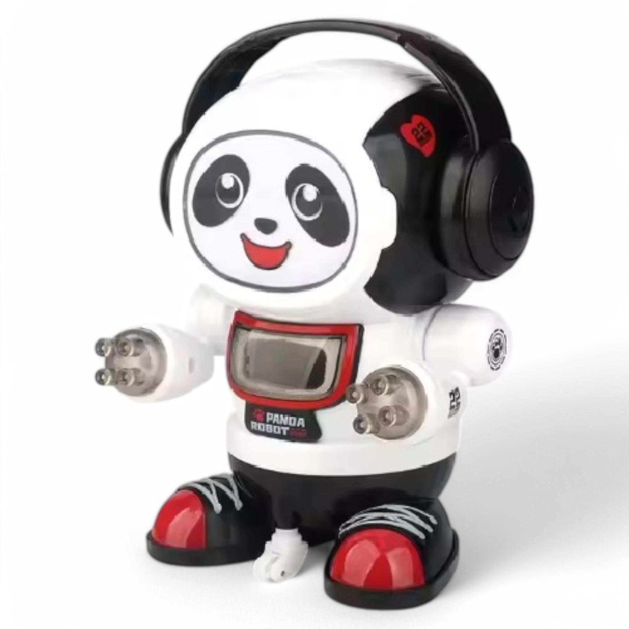 Интерактивная игрушка TK Union Group Panda Robot мелодии подсветка двигается в коробке (G_ZR156-6)