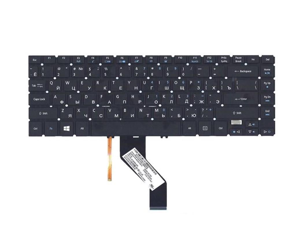 Клавиатура для ноутбука Acer Aspire V5-473 с подсветкой клавиш матовая (NK.I1417.0AC)