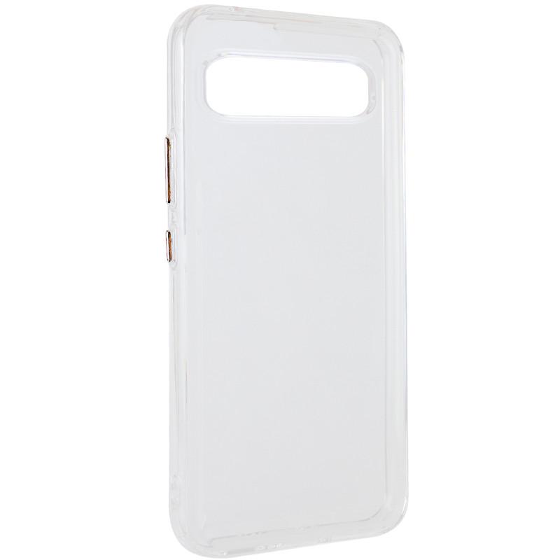 Противоударный чехол TPU+PC Clear 2.0 mm metal buttons для Google Pixel 7 Прозрачный