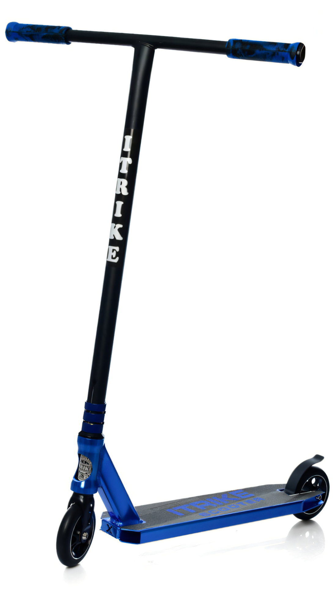 Самокат трюковый iTrike двухколесный с полиуретановыми колесами Оливковый (DS-171-S-261)