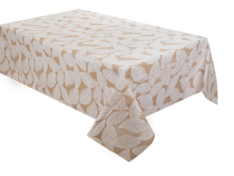 Скатерть водоотталкивающая Lefard Pineto beig 140x140 см (715-313)