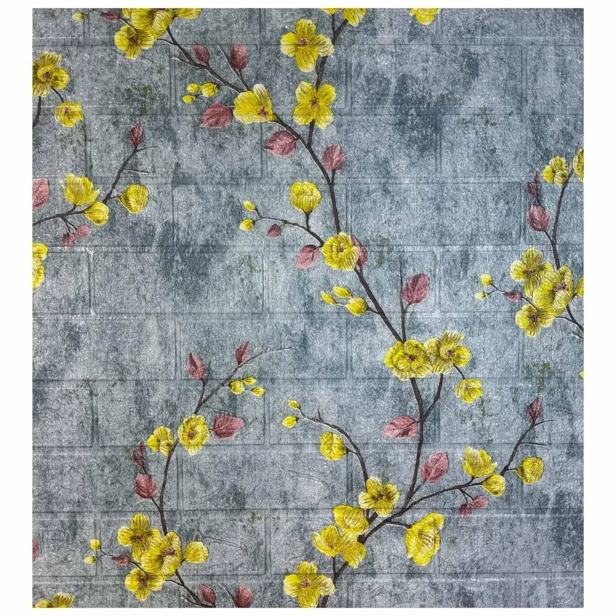 3D-панель декоративна самоклеюча під цеглу Квiтуче дерево 700x770x3 мм (BPN3-149)