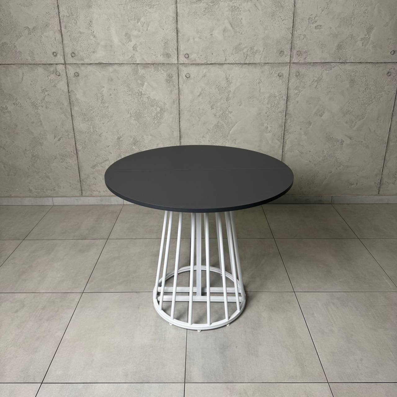 Стол кухонный раздвижной Grace УТП028007 Loft 3,5 м Антрацит/Белый мат - фото 2