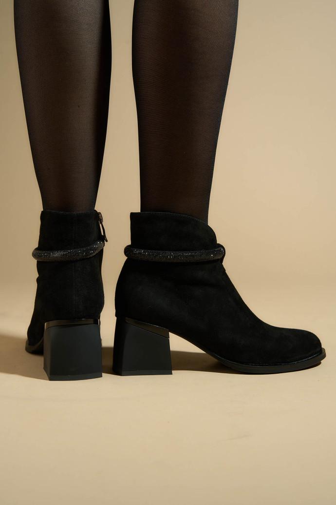 Ботильйони жіночі Fabio Monelli р. 38 Чорний (180892) - фото 3 Ботильйони жіночі Fabio Monelli р. 38 Чорний (180892) - фото 3