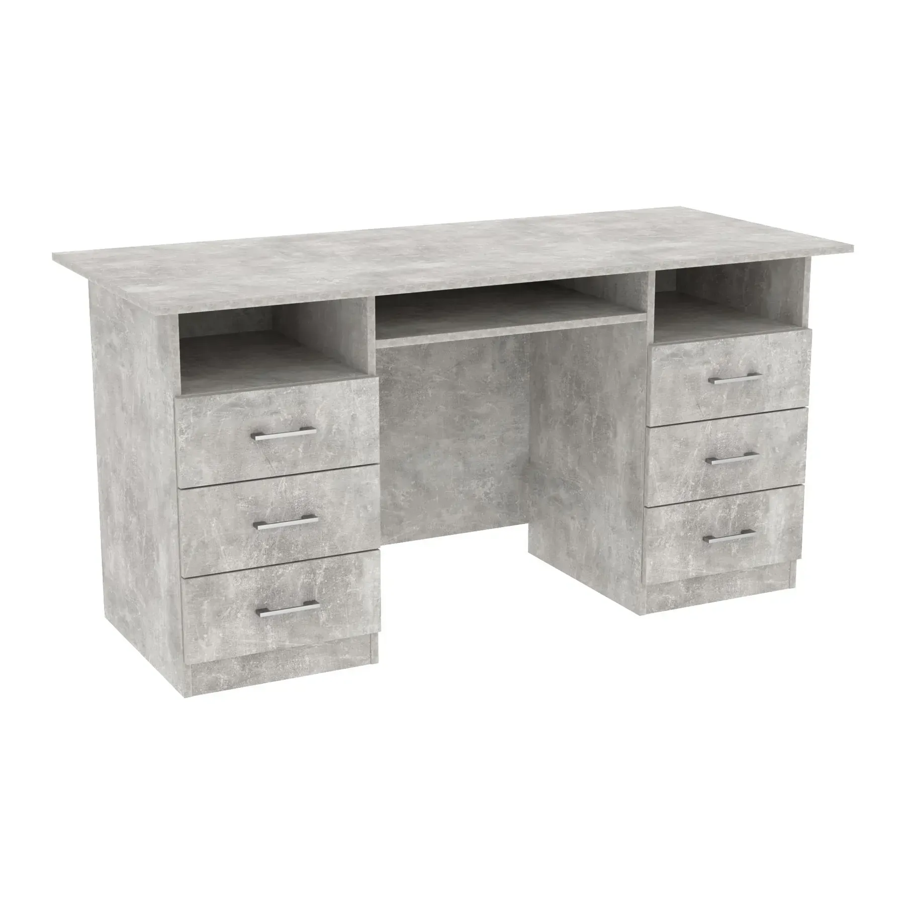 Стіл офісний Kontinent ОСП-4 1500х600х760 мм Бетон (83457200) - фото 1