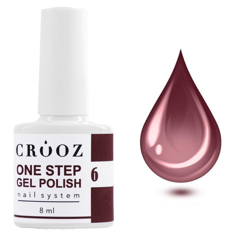 Гель-лак однофазный Crooz One Step Gel Polish №06 8 мл Гель-лак однофазный Crooz One Step Gel Polish №06 8 мл