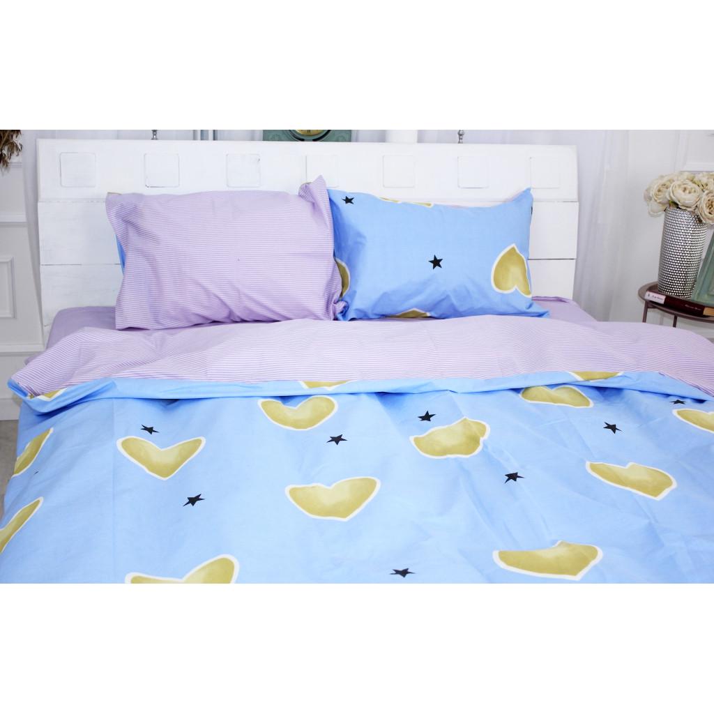 Комплект постельного белья MirSon Ranforce Elite 17-0463 Love stories Бязь двуспальный (2200004672229)