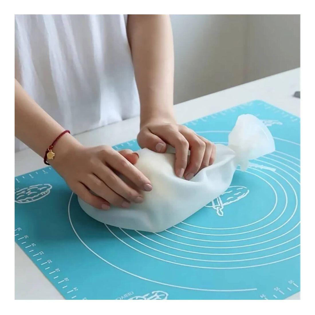 Силиконовый мешок для вымешивания теста MagicKitchen 20х30 см №2 Полупрозрачный (201777-2) - фото 4